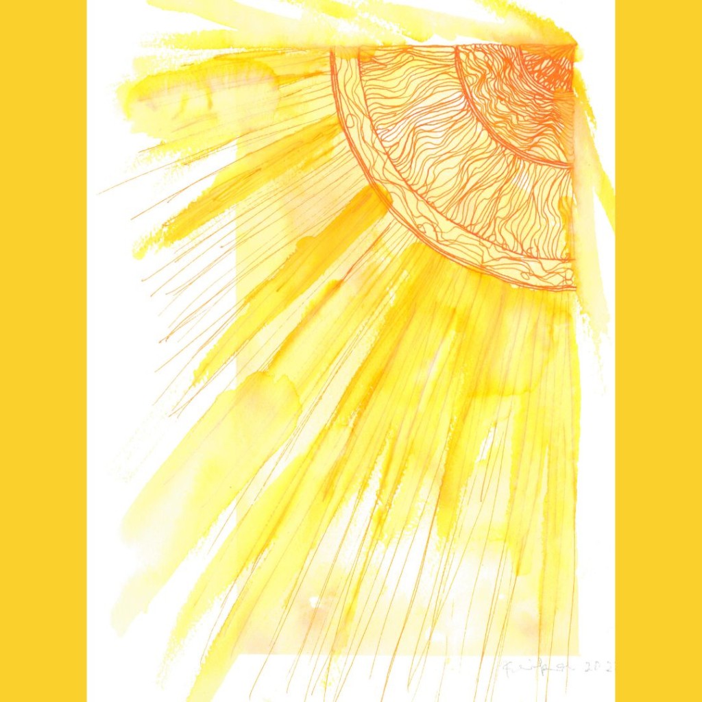 宮城景花 ガラスペン画 二人展 におい